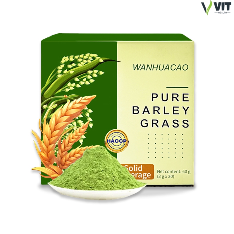 (20 ซอง) ผงใบอ่อนข้าวบาร์เลย์ Organic Barley Grass Powder ขนาด 20*3 กรัม