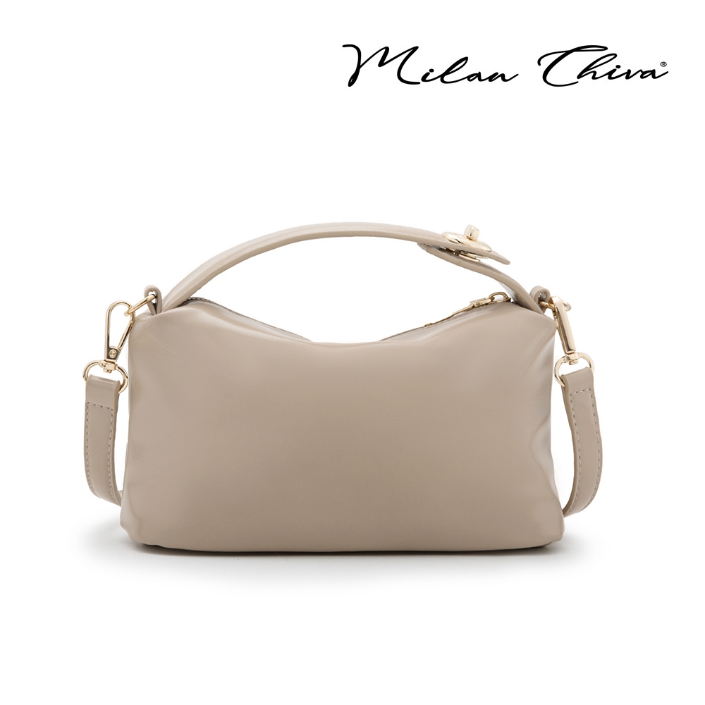 Milan Chiva รุ่น Hand Bag กระเป๋าถือ กระเป๋าสะพายข้าง คล้องมือ หนัง PU ทรงเหลี่ยม สำหรับผู้หญิง