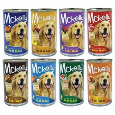 Mckelly แมคเคลลี่ อาหารกระป๋อง สำหรับสุนัข ขนาด 400 g.*24กระป๋อง*โปรดอ่านรายละเอียดก่อนสั่งซื้อ