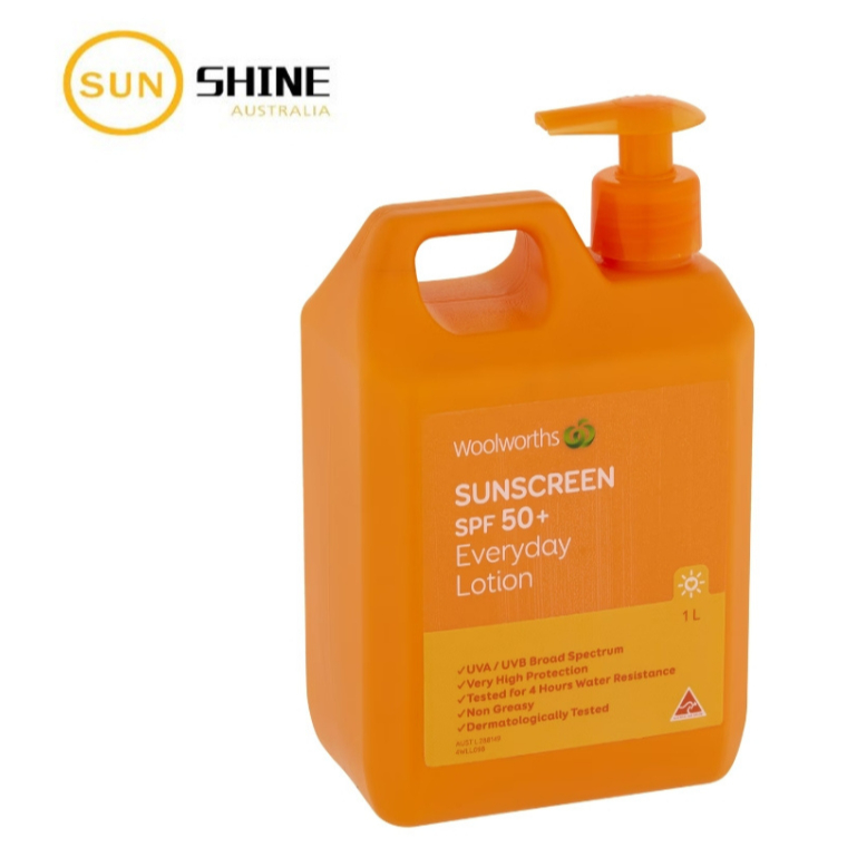 Woolworths Sunscreen SPF50+ Everyday Lotion 1L— Australia Sunscreen