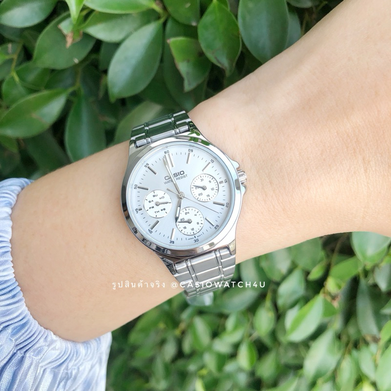 Casio ของแท้ cmg นาฬิกาผู้หญิง LTP-V300D-1A / LTP-V300D-7A / LTP-V300G-1A / LTP-V300G-7A  ประกันศูนย