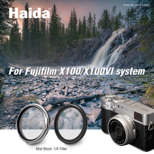 Haida - NanoPro X100 Mist Black 1/4 Filter for Fujifilm X100 /X100VI Series Digital Cameras (สินค้าต