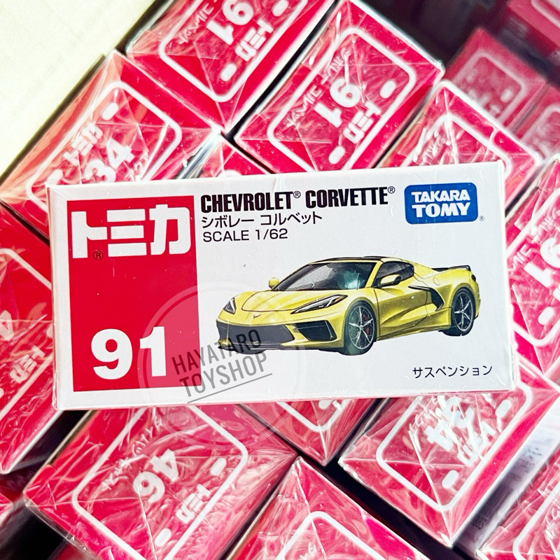 โมเดลรถเหล็ก Tomica 91 Chevrolet Corvette
