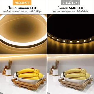 OIMIU ไฟแถบนีออน neon flex LED ดัดงอได้ 2/3/5/10/20/30ม สีสวยกันน้ำแรงดัน ต่อปลั๊กให้พร้อมใช้งาน