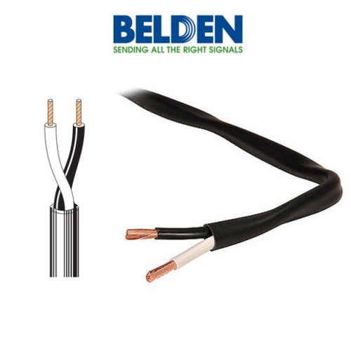 BELDEN 5100UP สายลำโพงเบลเด้น 2 ไส้ ขนาด 2*2.5sqm (14AWG) สีดำ