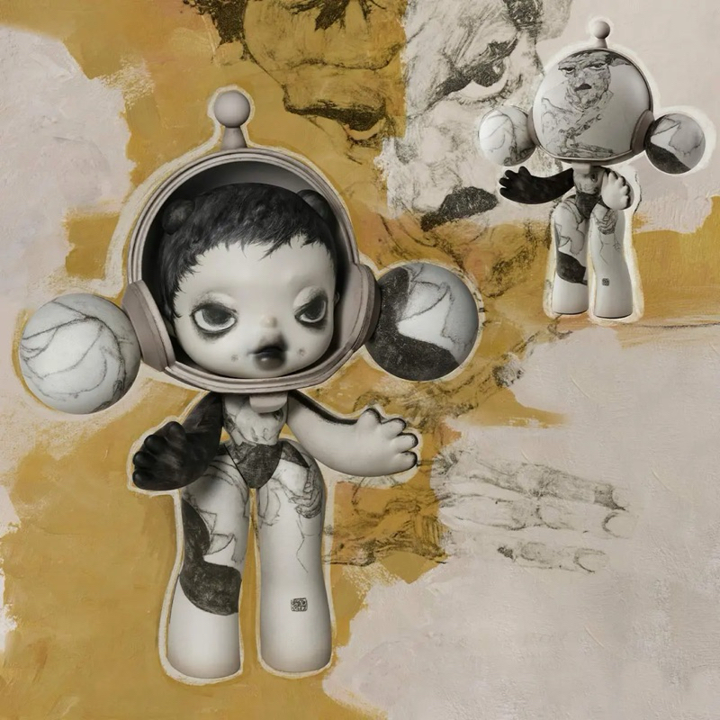 💥พร้อมส่ง💥 Mega Skullpanda 400,1000% Egon Schiele ของใหม่