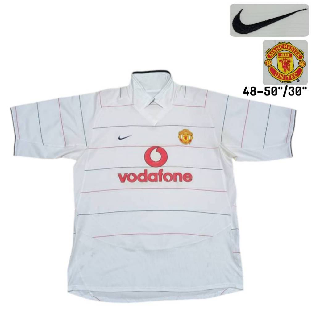 NIKE MANCHESTER UNITED VODAFONE 2003-05 JERSEY Football เสื้อบอล ไนกี้ แมนเชสเตอร์ ยูไนเต็ด โวดาโฟน 