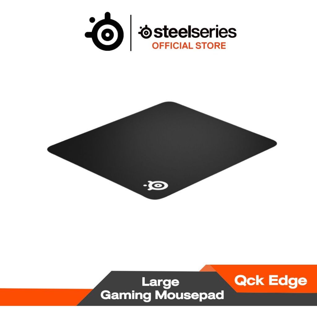 SteelSeries QcK Gaming Mousepad แผ่นรองเม้าส์ แบบ Control รุ่นเริ่มต้น ผ้า Micro-woven cloth S/L