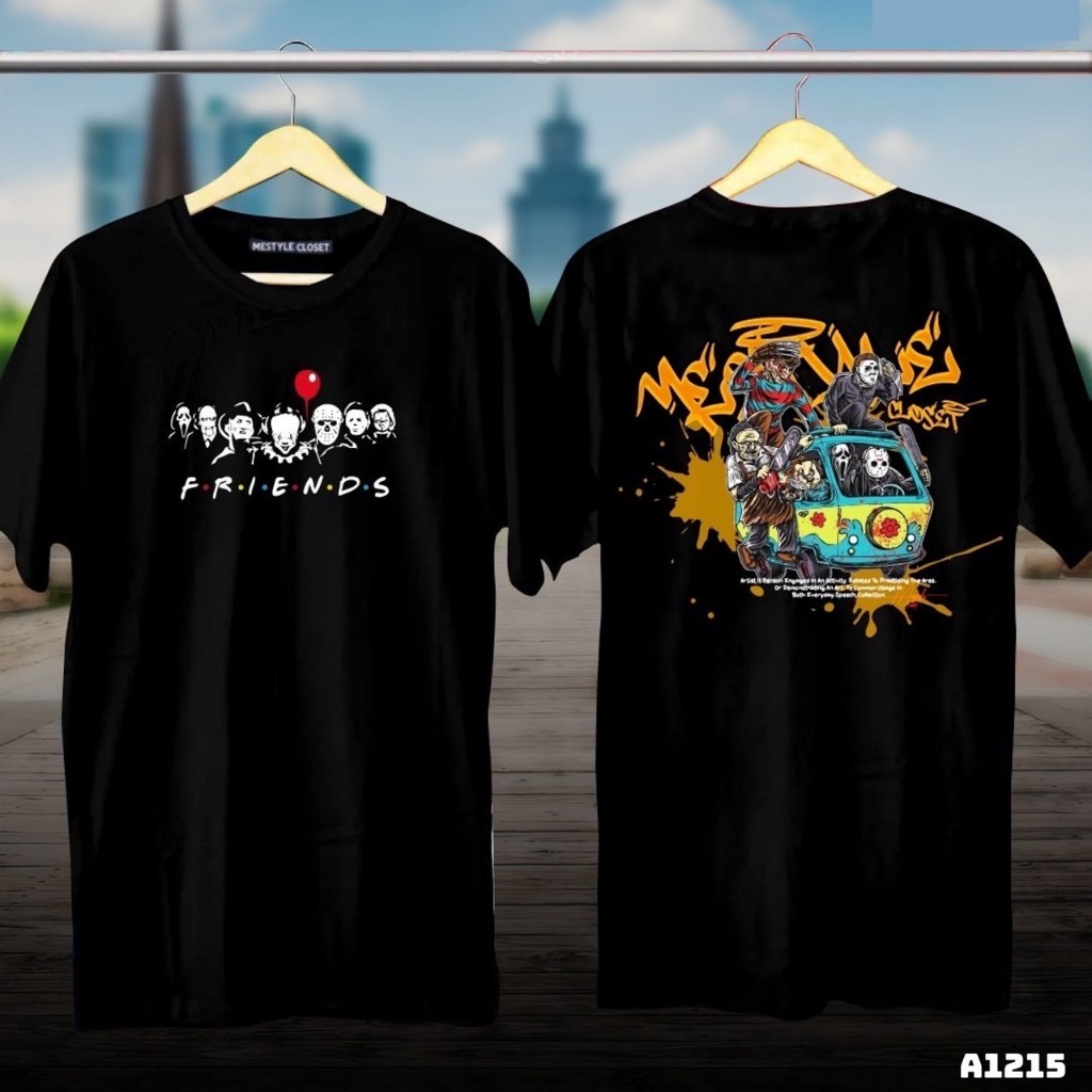 เสื้อ A1215 เสื้อยืด คอกลม หน้า-หลัง COTTON 100% เกรดพรีเมี่ยม จัดโปรโมชั่นลดราคาให้มากกว่า 50%