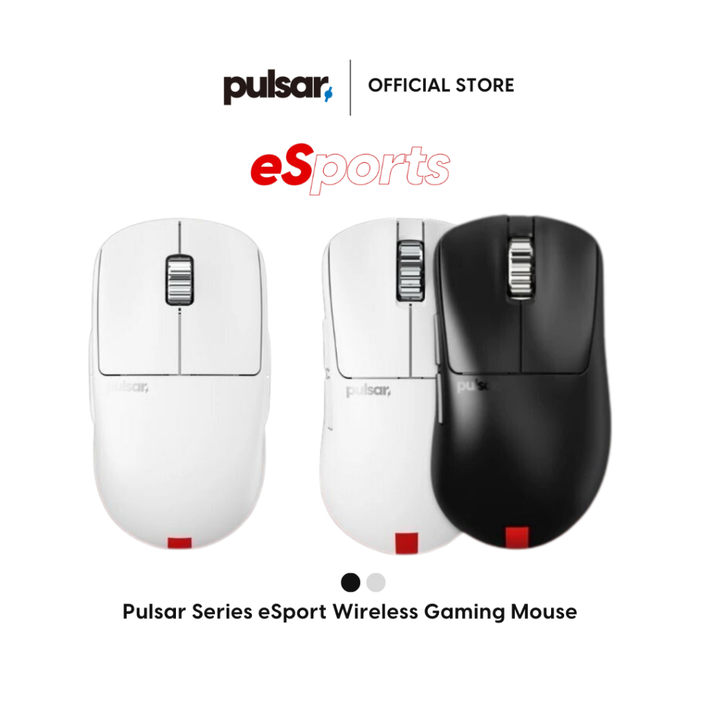 Pulsar eSport Wireless Gaming Mouse - เมาส์เกมมิ่งไร้สาย ความแม่นยำสูง น้ำหนักเบา