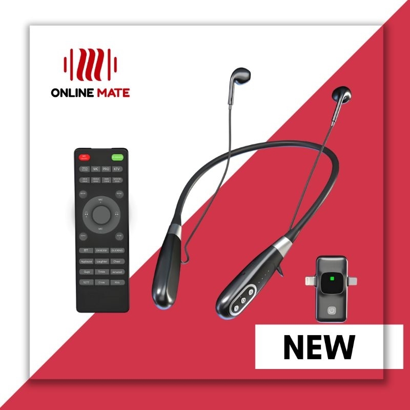 ไมค์ห้อยคอ All in one ขนาดเล็ก ซาวการ์ดในตัว - onlinemate