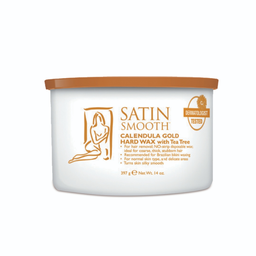 Satin Smooth Calendula Gold Hard Wax With Tea Tree   คาเลนดูล่า โกลด์ ฮาร์ด แว็กซ์ วิธ ที ทรี 814136