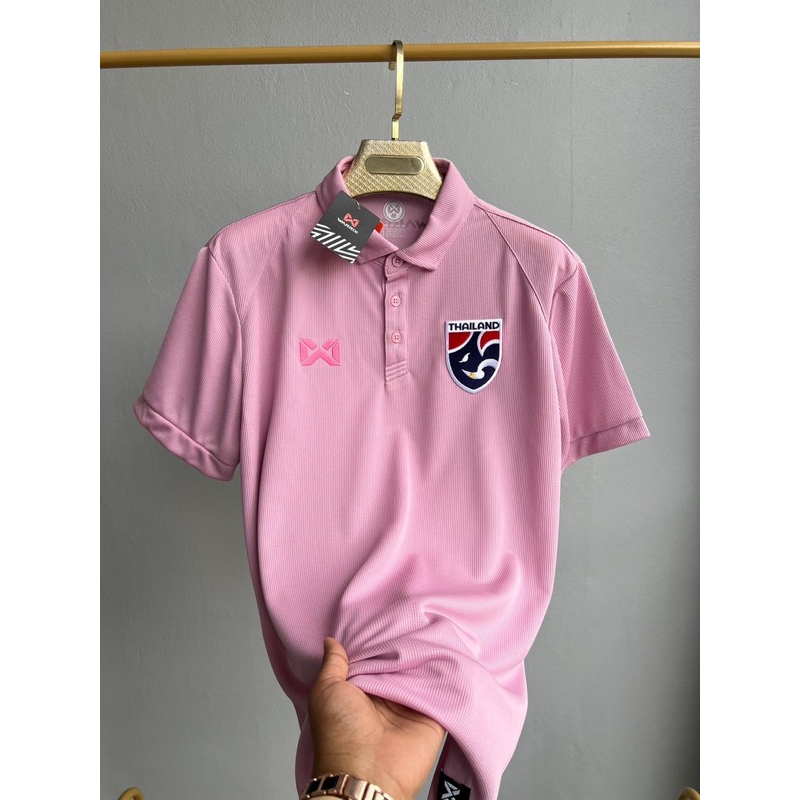 เสื้อโปโลwarrixแท้ WA-222PLACL34พร้อมโลโก้ใหม่สีแบบทอ