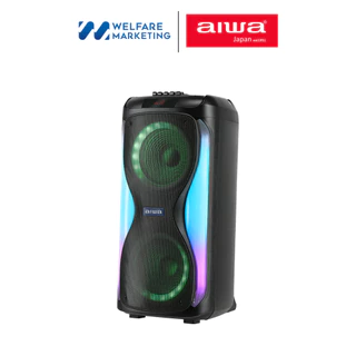 [ผ่อน 0%] AIWA PSP-808A Party Speaker ลำโพงบลูทูธปาร์ตี้
