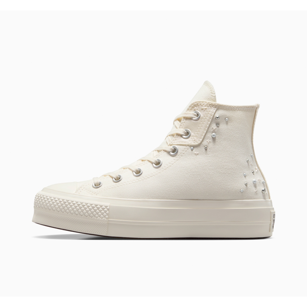 CONVERSE รองเท้า CTAS LIFT MENDED EMBELLISHMENT HI WHITE ผู้หญิง A12512CF_H4WTXX