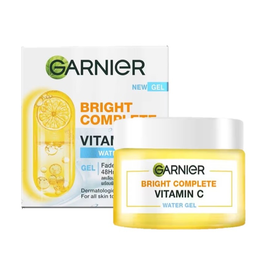 Garnier Bright Complete Vitamin C Water Gel การ์นิเย่ ไบรท์ คอมพลีท วิตามินซี วอเตอร์-เจล 50ml.