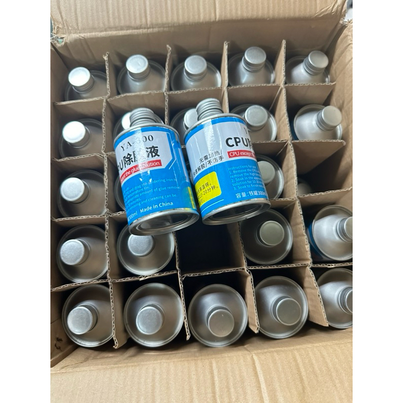 น้ำยาละลายกาว cpu YA-300 น้ำยาลอกกาว งานซ่อมโทรศัพท์ มือถือ อะไหล่ 300 ML.