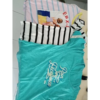 เศษผ้า ผ้าเช็ดน้ำมัน ผ้าเช็ดเครื่องจักร ผ้ายังไม่ได้ตัด เสื้อเป็นตัวๆเลย 1Kg