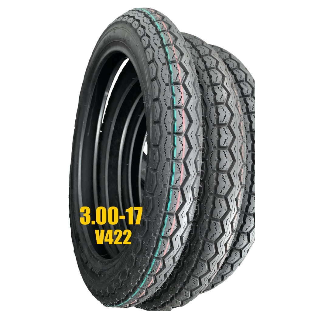 ยางนอกใหม่ 3.00-17 3.25-17 90/90-17 3.25-17DA. by veerubber