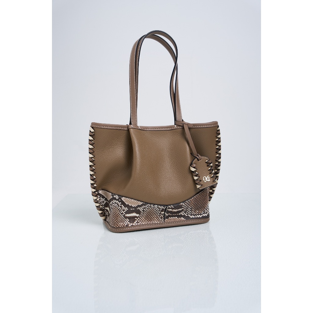 XOTIQUE Carmen python Taupe  Bag