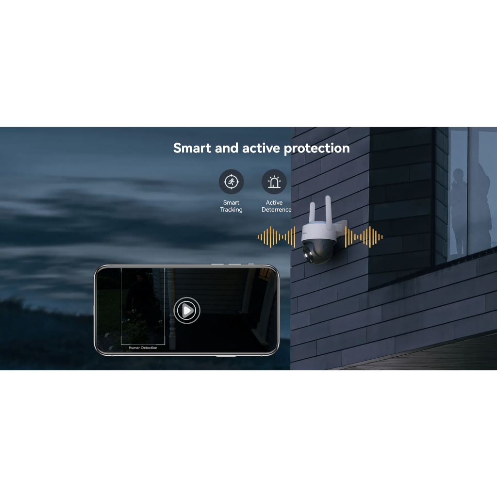IMOU CRUISER 4G IPC-S21FTP กล้องวงจรปิดระบบ IP (WIFI) 2 MP รองรับซิมการ์ด 4G ภาพสี 24 ชม. มีไมค์และลำโพงในตัว