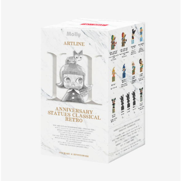 Popmart Molly Anniversary Statues Classical Retro 2 Series Figures (สินค้าพร้อมส่ง)