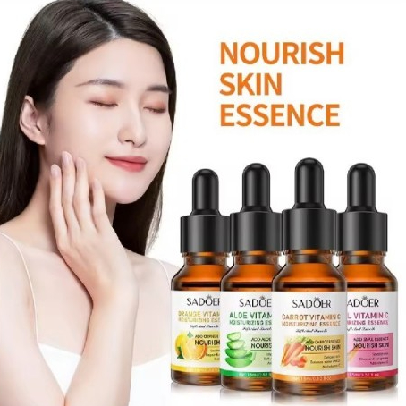 N033 เซรั่ม SADOER เซรั่มหน้า ขาว ใส ผิวเรียบ เนียน ลด สิว ฝ้า เซรั่มหน้าใส 15ml. (เลือกได้ 4 สูตร)