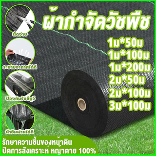 ผ้าคลุมดิน(เกรด A) คลุมดิน ผ้าคลุมหญ้า พลาสติกคลุมวัชพืช พราสติกคลุมดิน ผ้าคลุมวัชพืช น้ำซึมผ่านได้ คลุมวัชพืช 50/100m