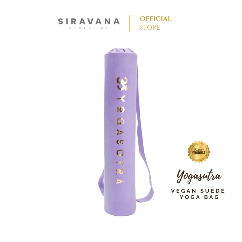 SIRAVANA กระเป๋าเสื่อโยคะ รุ่น Yoga Sutra / Vegan Suede Yoga Mat Bag