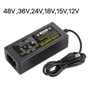 Adapter 48V 52V/24V 3A/24V 5A/15V 6A/12V 7A 36V แถมสายไฟเสีย…
