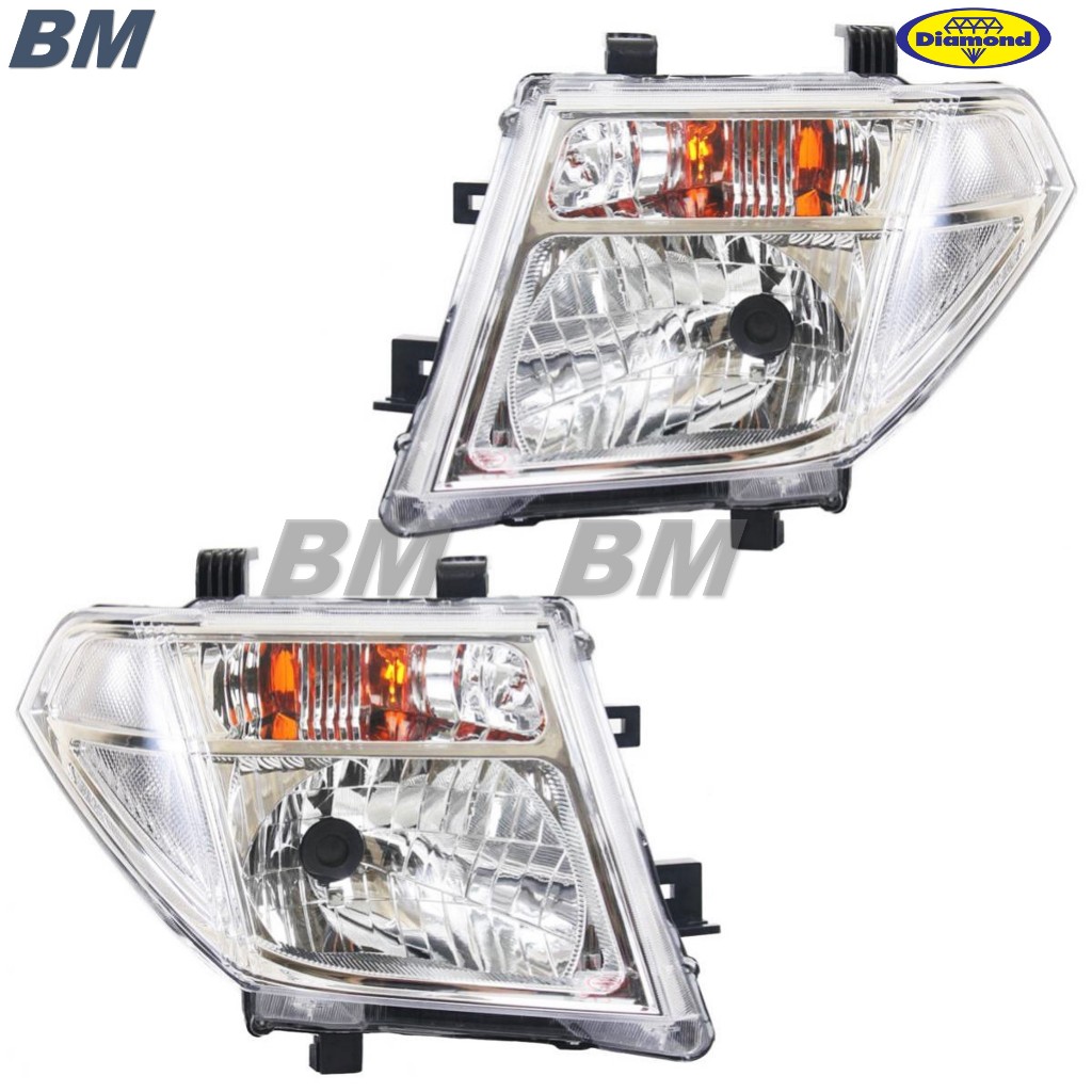 ไฟหน้า นาวาร่า NAVARA NISSAN D40 ปี 2007 2008 2009 2010 2011 2012 2013 * ตราเพชร 10-86200 *