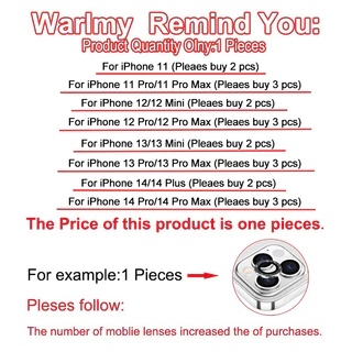ฟิล์มกล้อง เลนส์กล้อง For Iphone 11 15 Pro Max 16 13 14 Plus 12 Mini 15promax ฟิล์มหลัง กระจกกล้อง กล้องหลัง ฟิล์ไอโฟน
