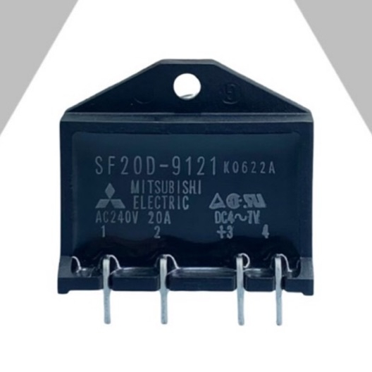 SF20D-9121 Solid State Relay SSR 240Vac DC 4-7V 20A Resistor Network, Array Isolated Surface Mount 8