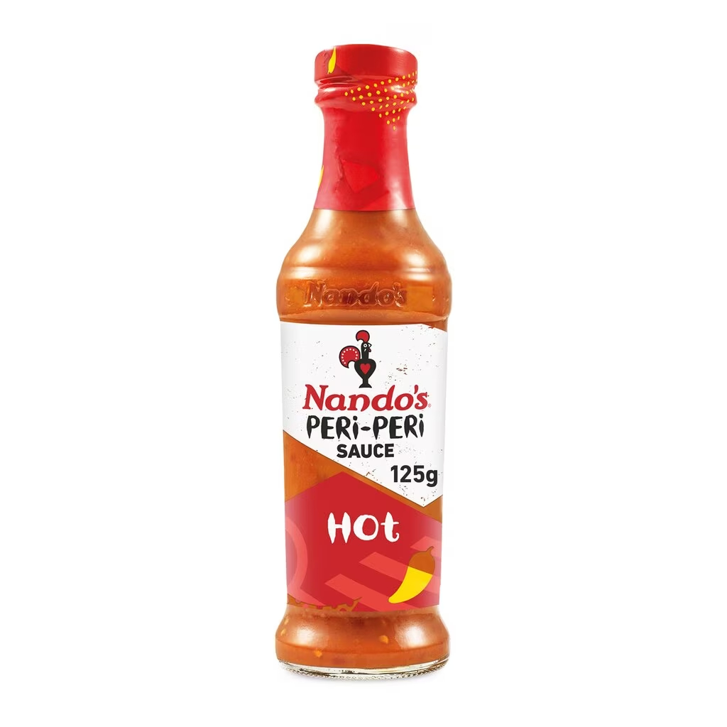 Nando's Hot Peri-Peri Sauce Nandos Sauce 125g