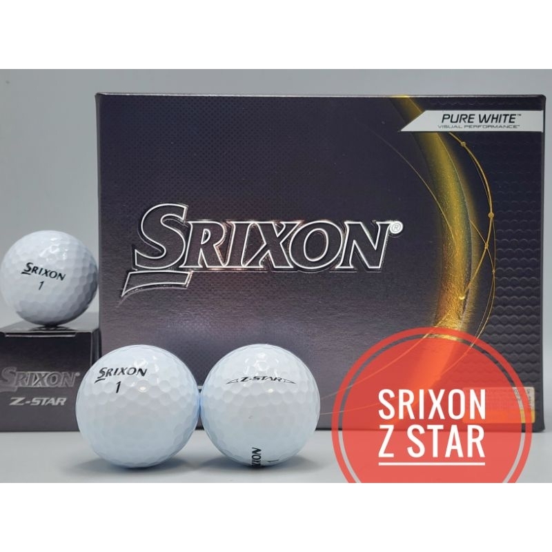 2024 ลูกกอล์ฟ srixon z-star ลูกสามชั้น ผิวยูริเทรน(พร้อมส่ง 1กล่อง12ลูก)