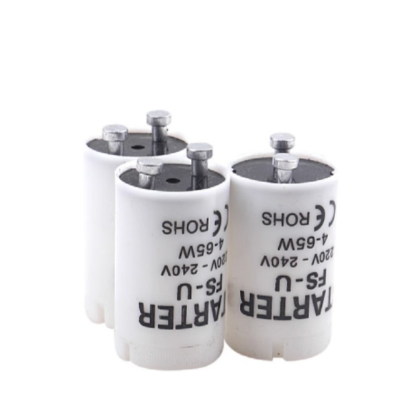 สตาร์ทเตอร์หลอดฟลูออเรสเซนต์ FS-U รุ่น S10 แบบเก่า 220V ใช้กับหลอด 40W/65W/80W อุปกรณ์กระตุ้นหลอดไฟคุณภาพสูง