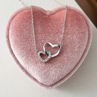GLAMOR✨สร้อยเพชร Dear Self สร้อยคอเงิน สร้อยเงิน จี้เงิน สร้อยคอรูปหัวใจ สร้อยคอแฟชั่น สร้อยเงินแท้