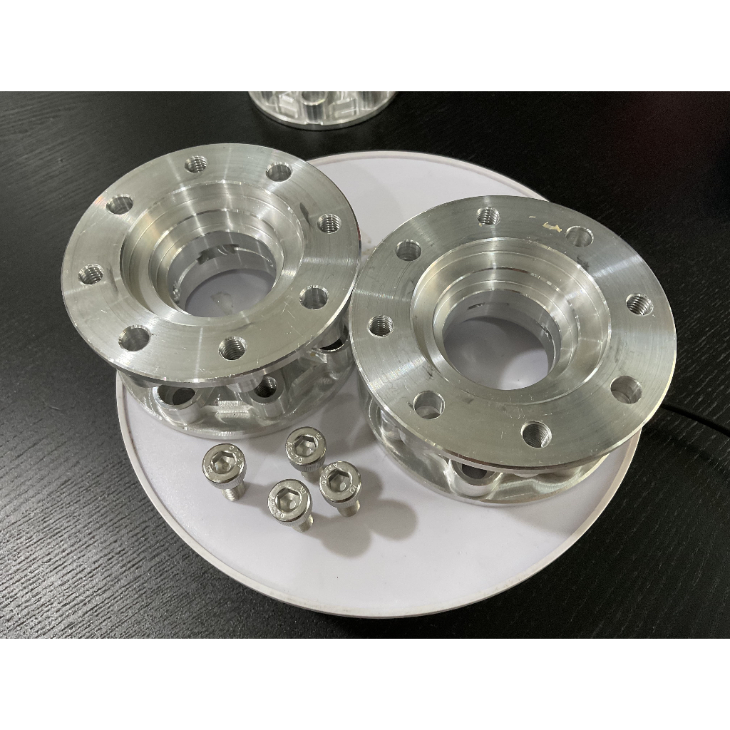 สเปเซอ รองดิสเบรค 4 ออก 4(พร้อมน๊อตเลส 4 ตัว)  สำหรับ HONDA W125บังลม W125S W125R ราคา ถูกที่สุด ดีลบีเคเค แกลเลอรีภาพที่ 6