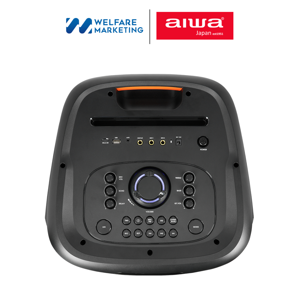 [ผ่อน 0%] AIWA PSP-1212 Party Speaker ลำโพงบลูทูธปาร์ตี้ ราคา ถูกที่สุด ดีลบีเคเค แกลเลอรีภาพที่ 6