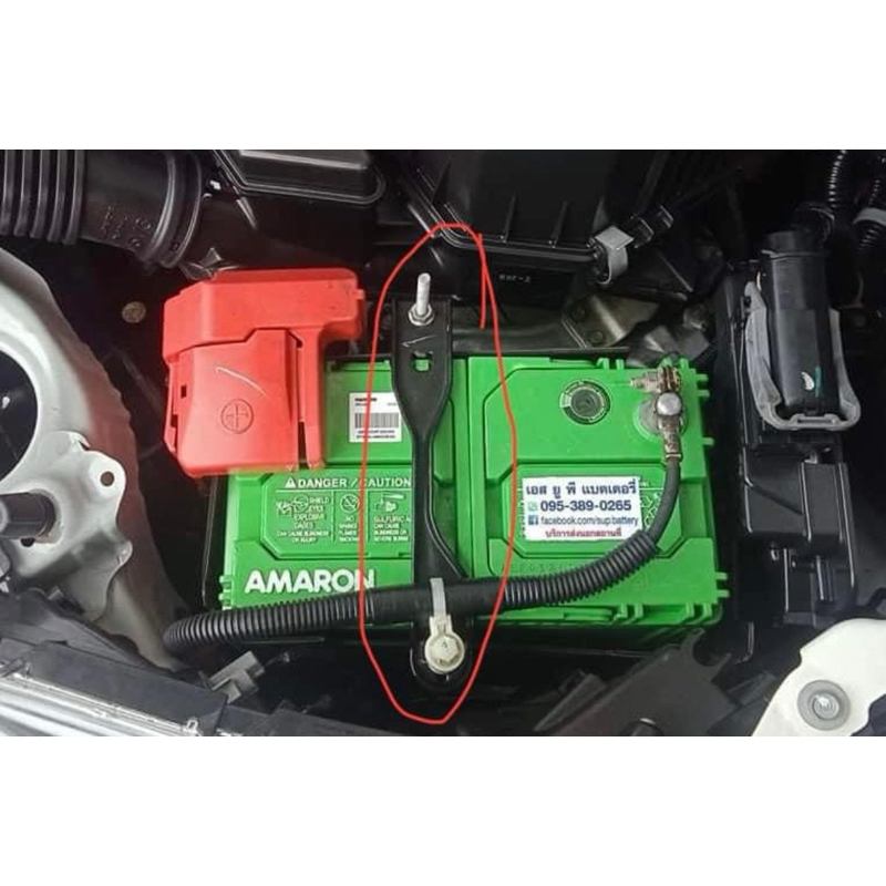 (แท้💯%)gk เหล็กยึดแบตเตอรี่ ,Gk Honda jazz  ตรงรุ่น , อะไหล่แท้ ,แผ่นเหล็ก เกี่ยว เหล็กเกี่ยว แบตเตอ