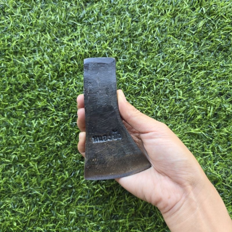 ขวานหนองบัวจิ๋ว พร้อมด้ามไม้ประดู่ ตอกลิ่มแล้วพร้อมใช้งาน ตัดไม้ ฟันต้นไม้ - รูปที่ 6