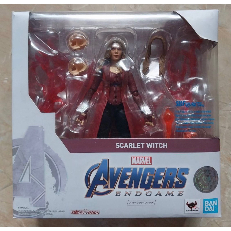 มือสอง SHF Scarlet witch Wanda avengers endgame bandai S.H.figuarts action figure 1/12 ฟิกเกอร์ auth