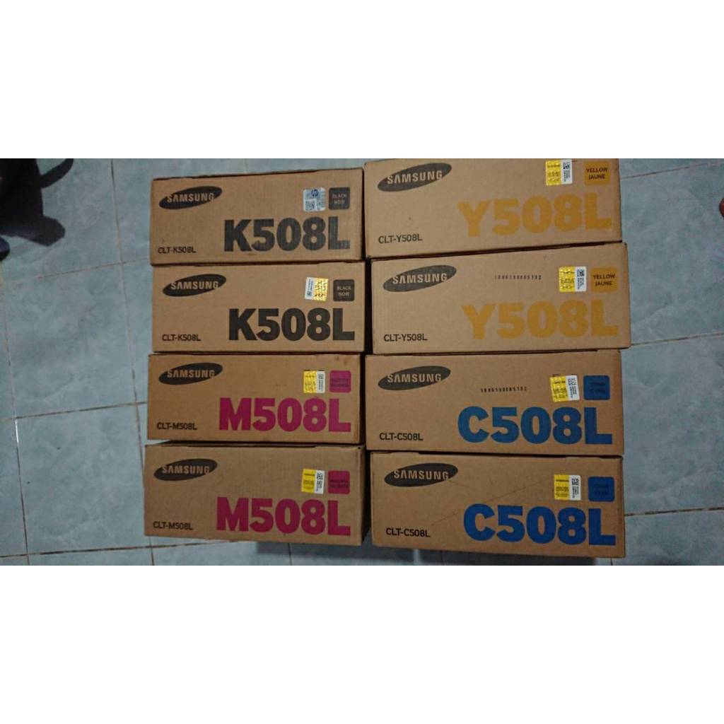 Original Samsung CLT-K508L CLT-C508L CLT-M508L CLT-Y508L หมึก โทนเนอร์ แท้ CLX3185 CLP620ND CLP670ND