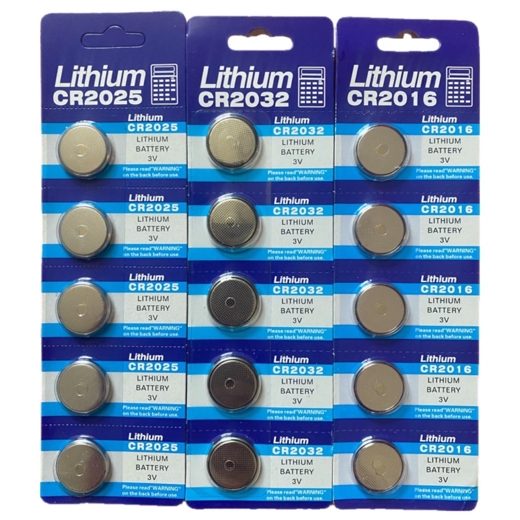 ถ่านกระดุม ถ่านอเนกประสงค์ มีหลายรุ่น CR2032 CR1632 และรุ่นอื่นๆ