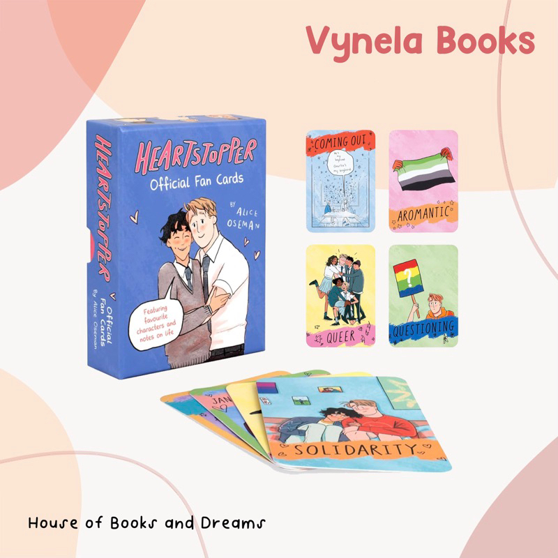 VYNELA (การ์ดภาษาอังกฤษ) HEARTSTOPPER OFFICIAL FAN CARDS — ALICE OSEMAN, LAURA JAMES