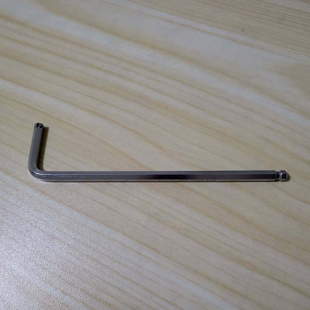 ประแจหกเหลี่ยมหัวบอล ตัวแอล ประแจแอล ขนาด 4 mm สำหรับขันข้อต่อ