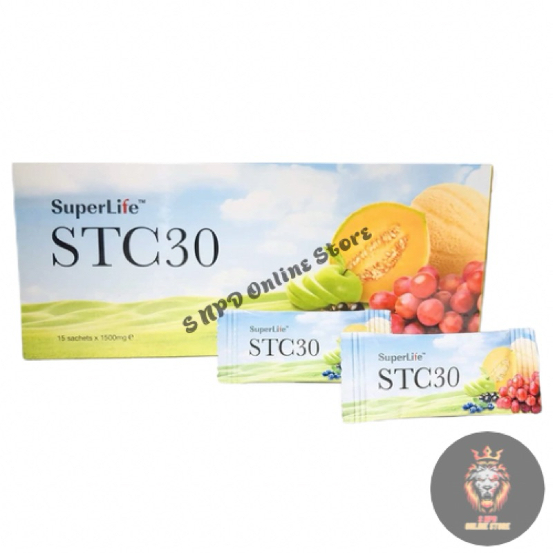 STC30 SuperLife ซุปเปอร์ไลฟ์ เอสทีซี 30 อาหารเสริม สเต็มเซลล์ (1 กล่อง 15 ซอง)