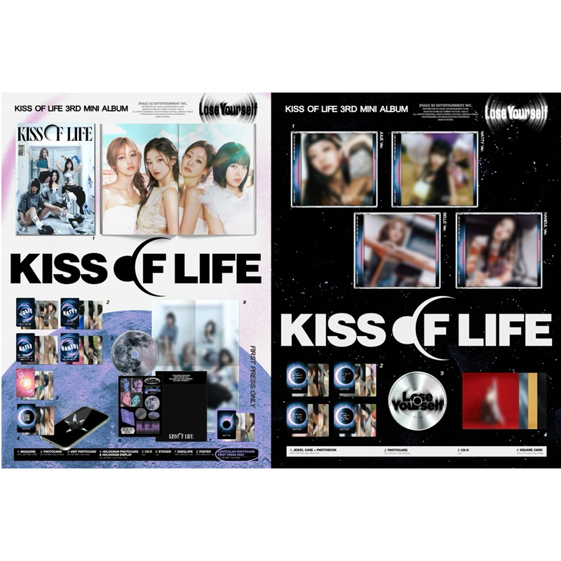 {พร้อมส่ง} KISS OF LIFE - 3rd Mini Album [Lose Yourself]