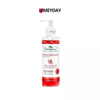 Plantnery Pomegranate เซรั่มเจลแดงทับทิมเข้มข้น 18% แพลนท์เนอรี่ AHA Extra White Red Body Serum 250 ml