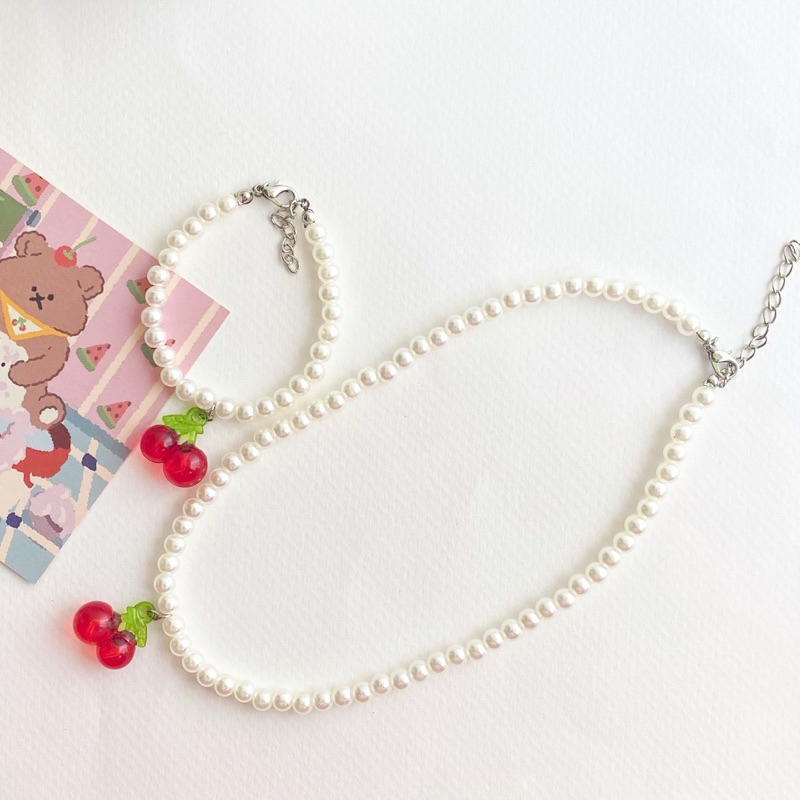 สร้อยคอลูกปัด กำไลข้อมือลูกปัด ꒰ พร้อมส่ง ꒱ ⋆⁺₊